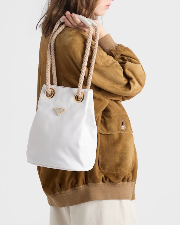 Prada Mariner Re-Nylon small bucket bag - White Prada Mariner Re-Nylon small bucket bag - White