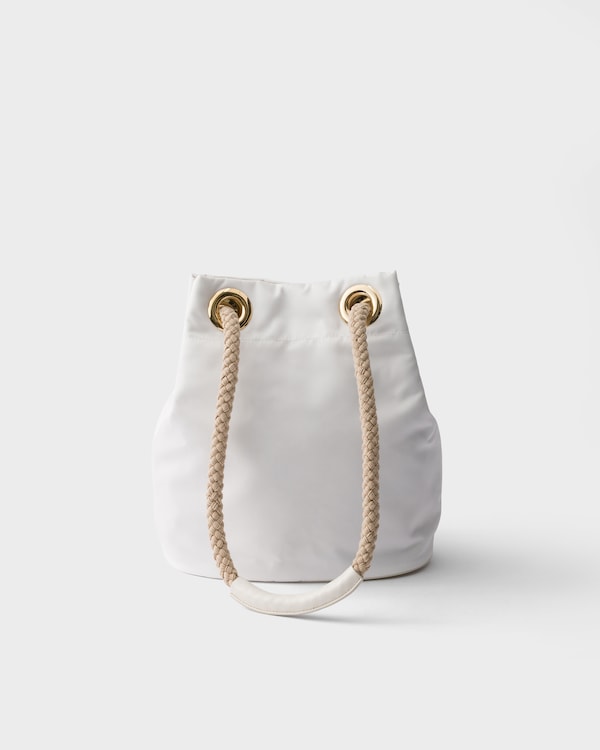 Prada Mariner Re-Nylon small bucket bag - White Prada Mariner Re-Nylon small bucket bag - White