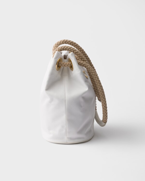 Prada Mariner Re-Nylon small bucket bag - White Prada Mariner Re-Nylon small bucket bag - White