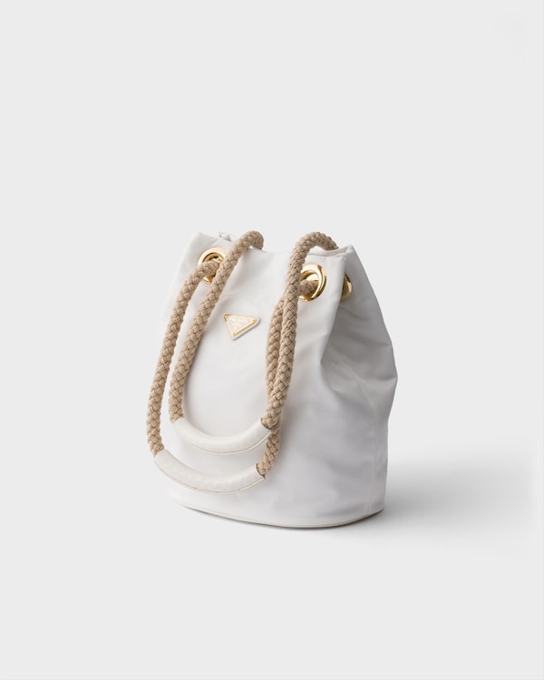 Prada Mariner Re-Nylon small bucket bag - White Prada Mariner Re-Nylon small bucket bag - White