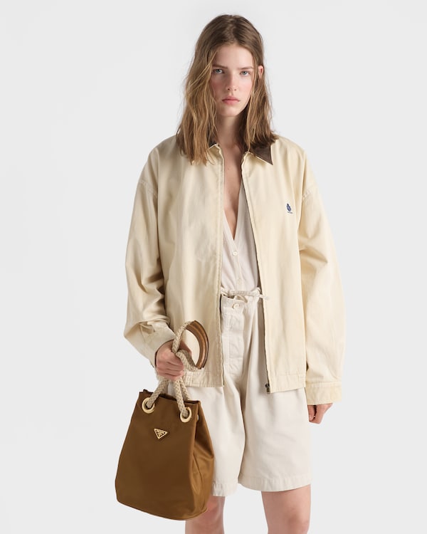 Prada Mariner Re-Nylon small bucket bag - Brandy Prada Mariner Re-Nylon small bucket bag - Brandy