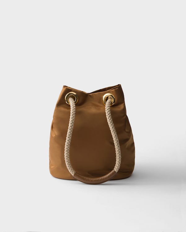 Prada Mariner Re-Nylon small bucket bag - Brandy Prada Mariner Re-Nylon small bucket bag - Brandy