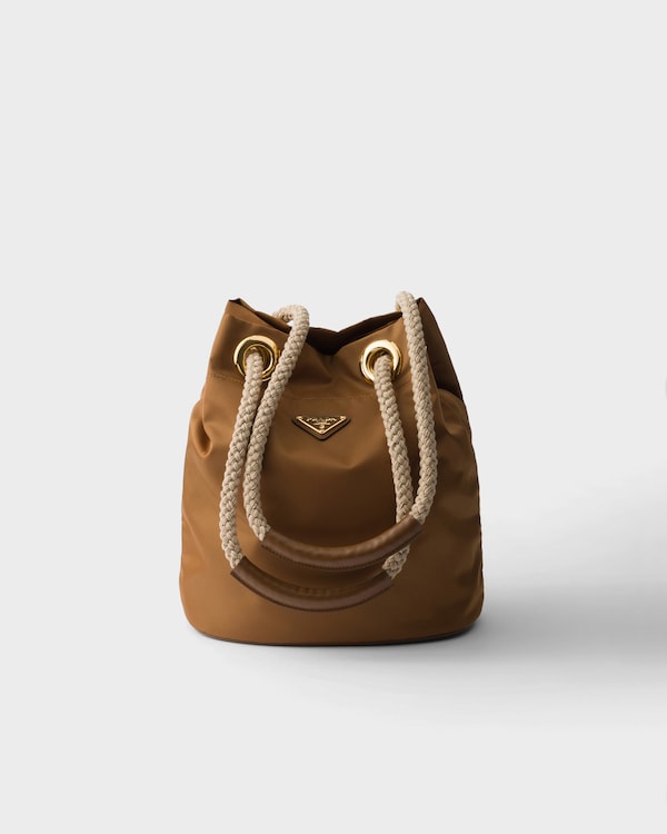 Prada Mariner Re-Nylon small bucket bag - Brandy Prada Mariner Re-Nylon small bucket bag - Brandy