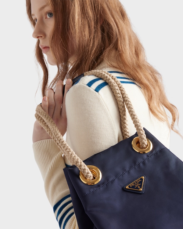 Prada Mariner再生尼龙小号水桶包 - 波罗的海蓝 Prada Mariner再生尼龙小号水桶包 - 波罗的海蓝