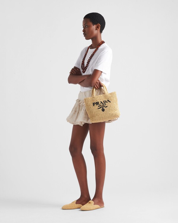 Small crochet tote bag - Natural Small crochet tote bag - Natural