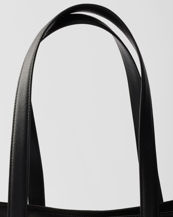 Prada Re-Edition 1978 medium Re-Nylon and Saffiano leather tote bag - Black Prada Re-Edition 1978 medium Re-Nylon and Saffiano leather tote bag - Black