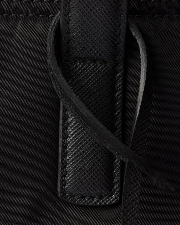 Prada Re-Edition 1978 medium Re-Nylon and Saffiano leather tote bag - Black Prada Re-Edition 1978 medium Re-Nylon and Saffiano leather tote bag - Black