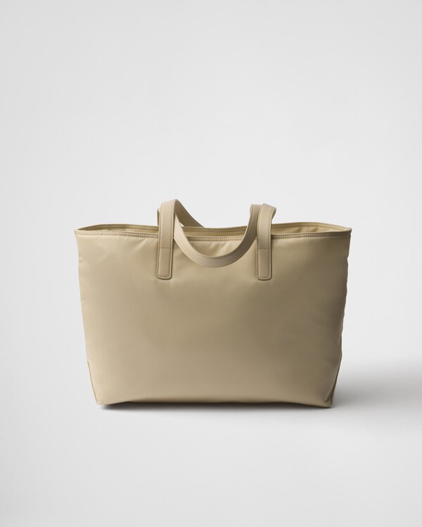 Prada Re-Edition 1978 medium Re-Nylon and Saffiano leather tote bag - Desert Beige Prada Re-Edition 1978 medium Re-Nylon and Saffiano leather tote bag - Desert Beige