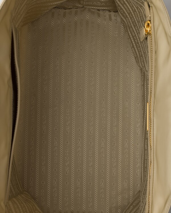 Prada Re-Edition 1978 medium Re-Nylon and Saffiano leather tote bag - Desert Beige Prada Re-Edition 1978 medium Re-Nylon and Saffiano leather tote bag - Desert Beige