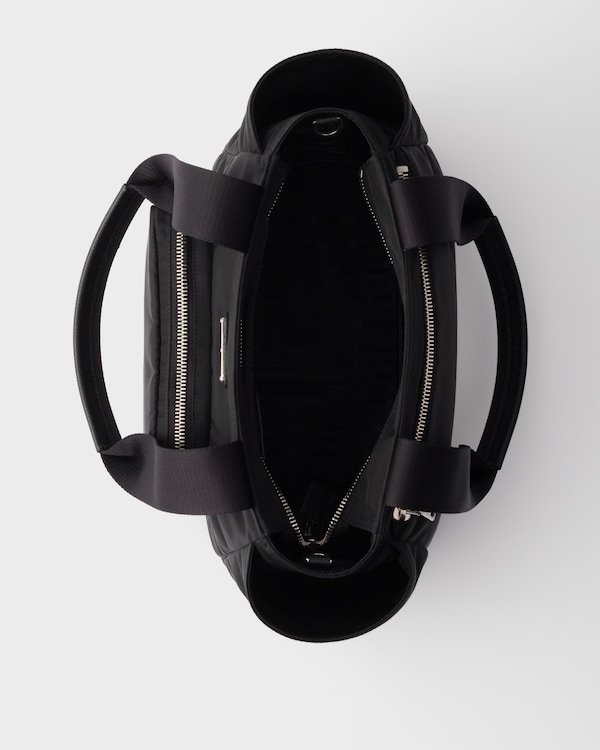 Re-Nylon tote bag - Black Re-Nylon tote bag - Black