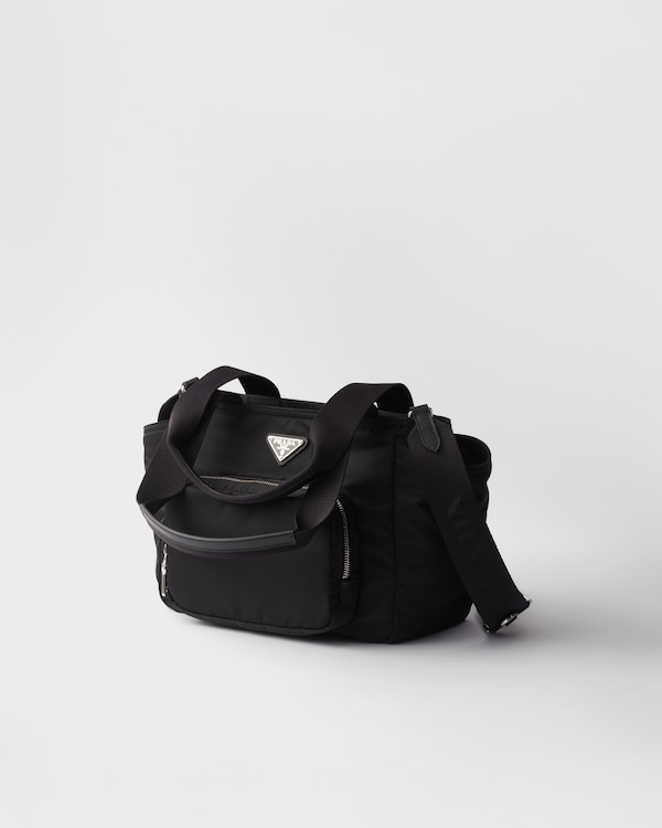 Re-Nylon tote bag - Black Re-Nylon tote bag - Black