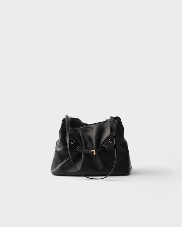 Prada Dada 小号Nappa皮革手袋 - 黑色 Prada Dada 小号Nappa皮革手袋 - 黑色