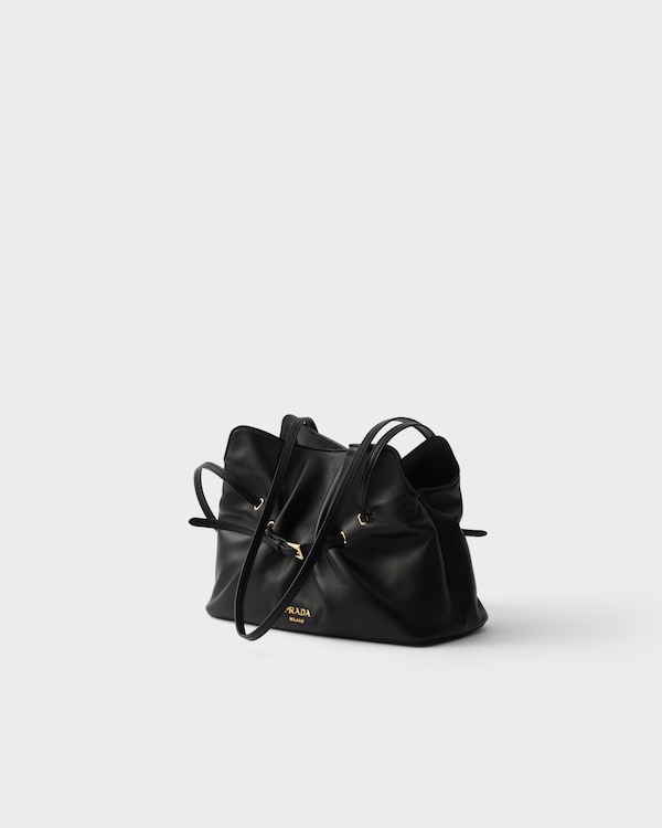 Prada Dada 小号Nappa皮革手袋 - 黑色 Prada Dada 小号Nappa皮革手袋 - 黑色