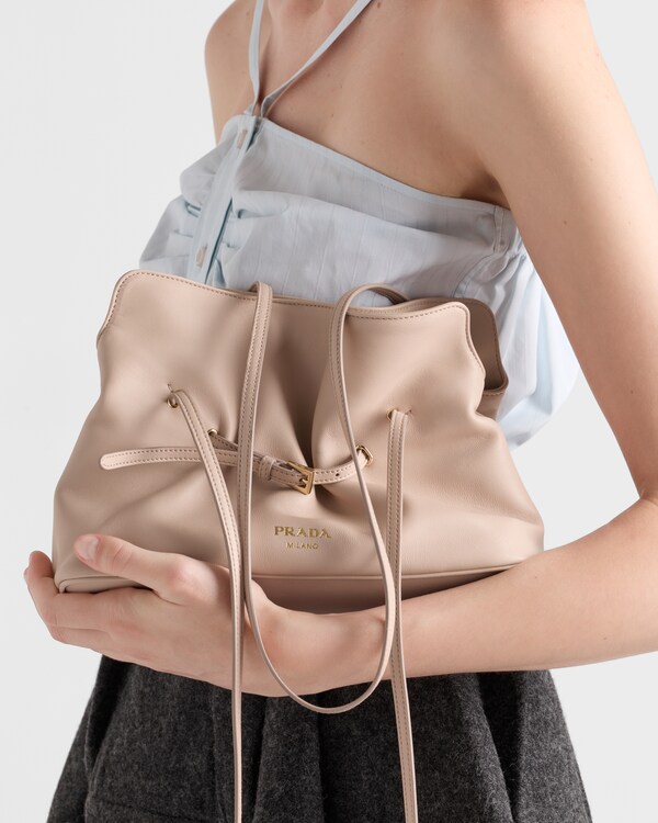 Prada Dada 小号Nappa皮革手袋 - 裸粉色 Prada Dada 小号Nappa皮革手袋 - 裸粉色