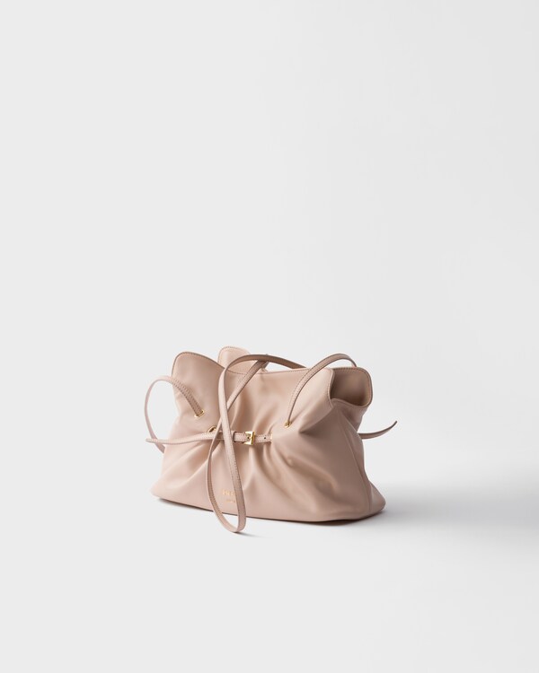 Prada Dada 小号Nappa皮革手袋 - 裸粉色 Prada Dada 小号Nappa皮革手袋 - 裸粉色