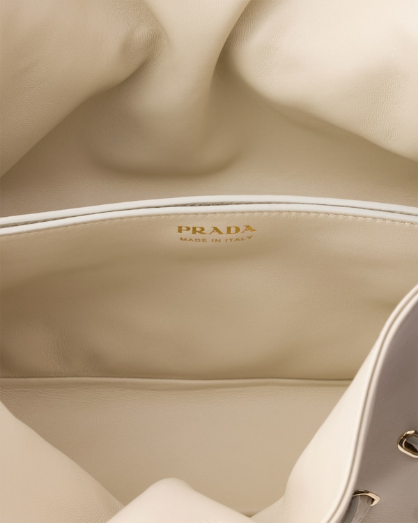 Prada Dada 小号Nappa皮革手袋 - 象牙色 Prada Dada 小号Nappa皮革手袋 - 象牙色