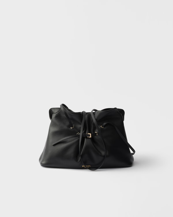 Prada Dada 大号Nappa皮革托特包 - 黑色 Prada Dada 大号Nappa皮革托特包 - 黑色