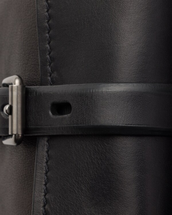 Prada Route medium leather tote bag - Black Prada Route medium leather tote bag - Black