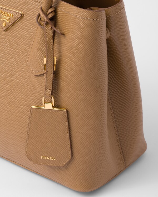 Prada Double medium Saffiano leather bag - Caramel Prada Double medium Saffiano leather bag - Caramel