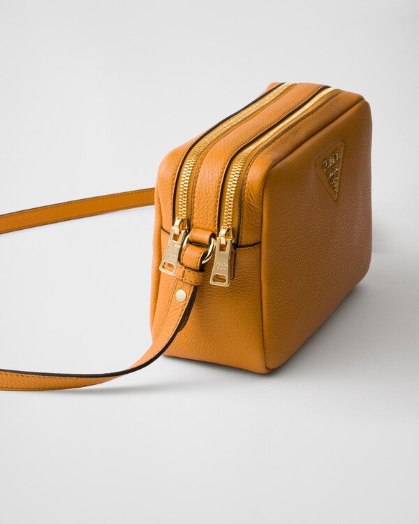 Small leather shoulder bag - Amber Small leather shoulder bag - Amber