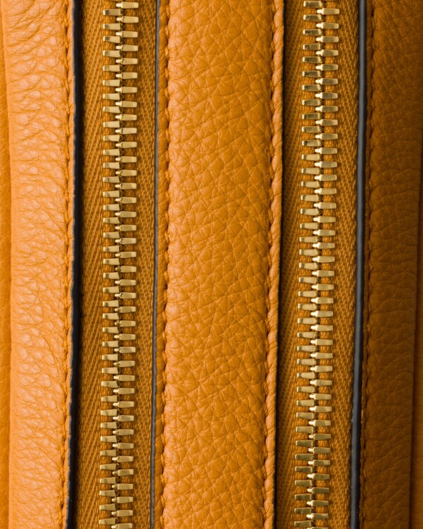 Small leather shoulder bag - Amber Small leather shoulder bag - Amber