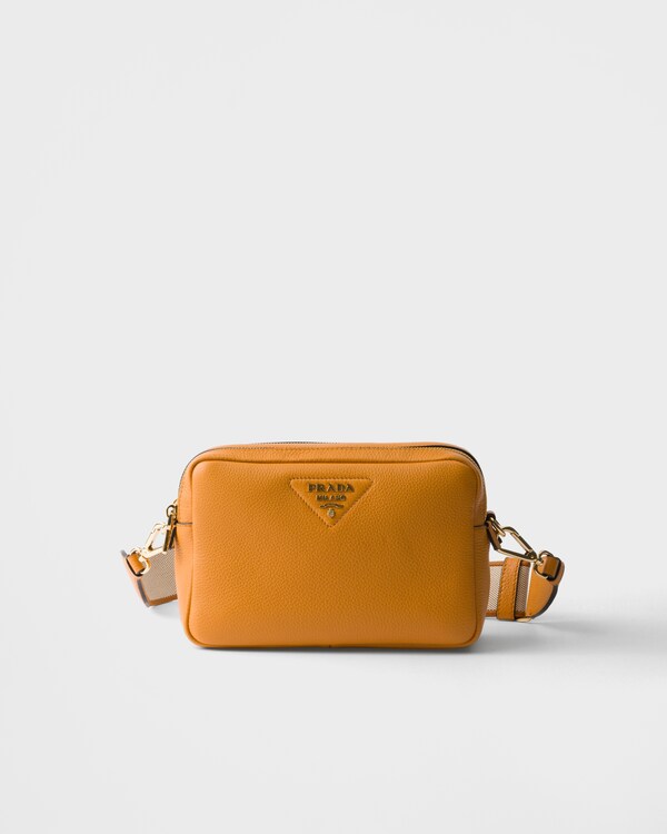 Small leather shoulder bag - Amber Small leather shoulder bag - Amber