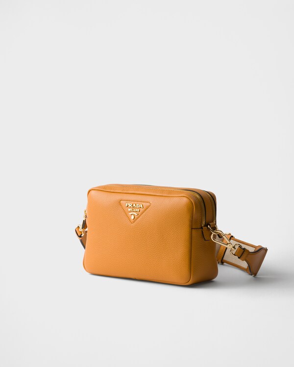 Small leather shoulder bag - Amber Small leather shoulder bag - Amber