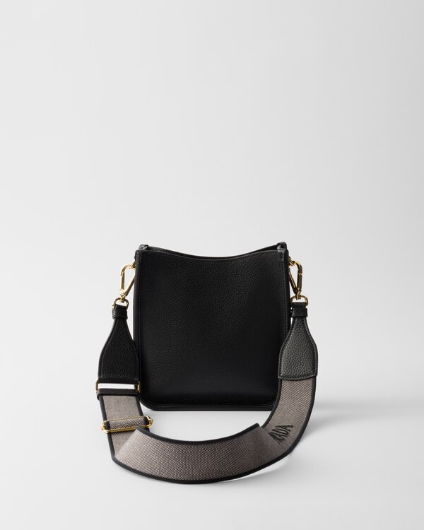 Mini leather shoulder bag - Black Mini leather shoulder bag - Black
