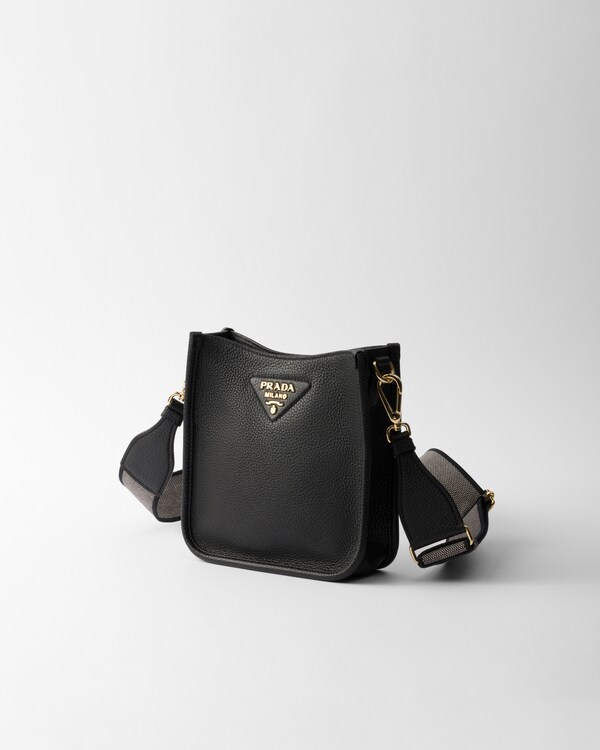 Mini leather shoulder bag - Black Mini leather shoulder bag - Black