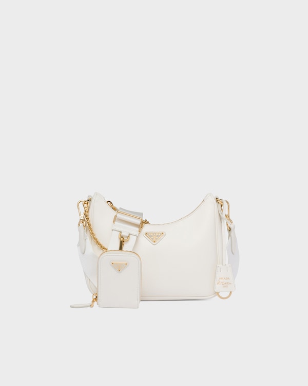 Prada Re-Edition 2005 Saffiano 三合一手袋 - 白色 Prada Re-Edition 2005 Saffiano 三合一手袋 - 白色