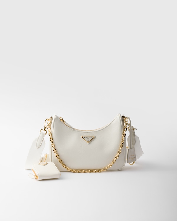 Prada Re-Edition 2005 Saffiano leather bag - White Prada Re-Edition 2005 Saffiano leather bag - White