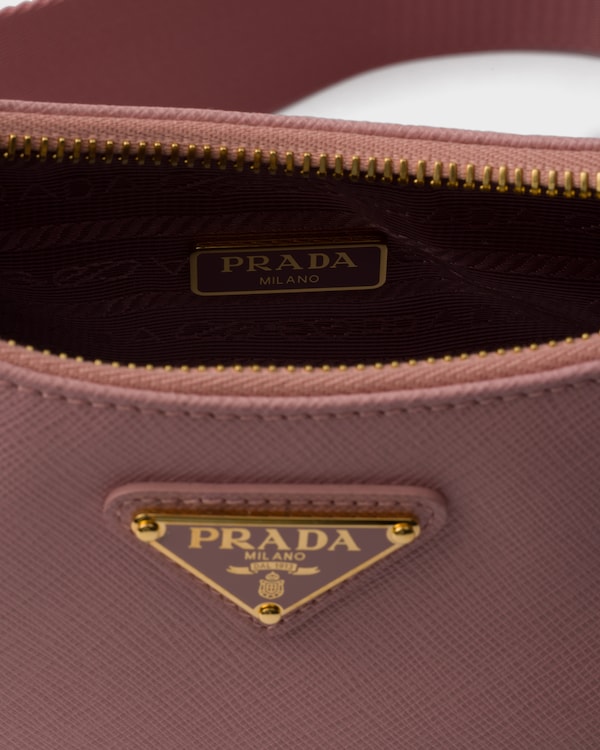 Prada Re-Edition 2005 Saffiano皮革手袋 - 桃粉色 Prada Re-Edition 2005 Saffiano皮革手袋 - 桃粉色
