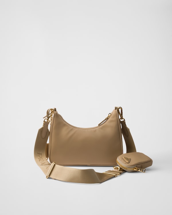 Prada Re-Edition 2005 Re-Nylon手袋 - 骆驼色 Prada Re-Edition 2005 Re-Nylon手袋 - 骆驼色