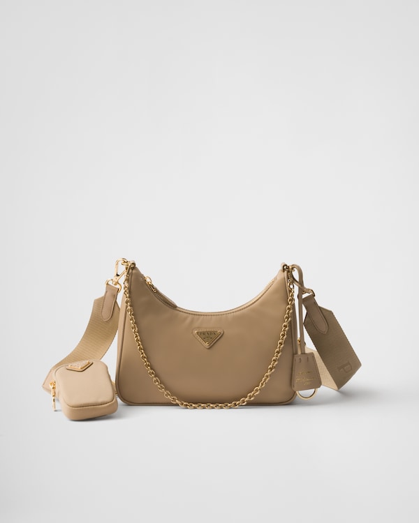 Prada Re-Edition 2005 Re-Nylon手袋 - 骆驼色 Prada Re-Edition 2005 Re-Nylon手袋 - 骆驼色