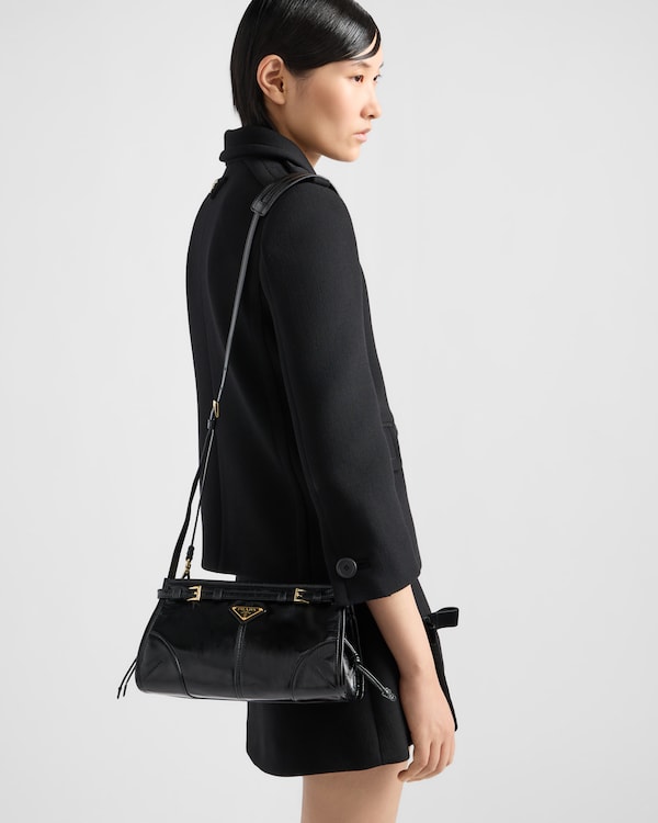 Prada Bonnie小号皮革单肩包 - 黑色 Prada Bonnie小号皮革单肩包 - 黑色