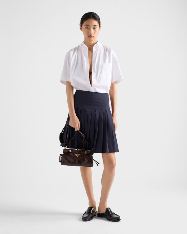 Prada Bonnie小号皮革单肩包 - 深棕色 Prada Bonnie小号皮革单肩包 - 深棕色