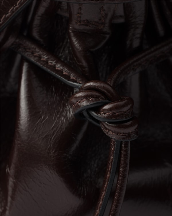 Prada Bonnie小号皮革单肩包 - 深棕色 Prada Bonnie小号皮革单肩包 - 深棕色