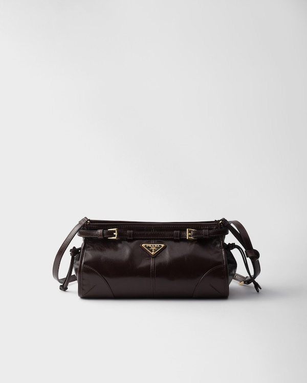 Prada Bonnie小号皮革单肩包 - 深棕色 Prada Bonnie小号皮革单肩包 - 深棕色