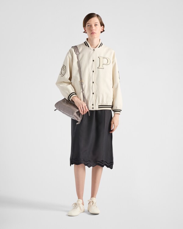 Prada Bonnie小号皮革单肩包 - 青灰色 Prada Bonnie小号皮革单肩包 - 青灰色
