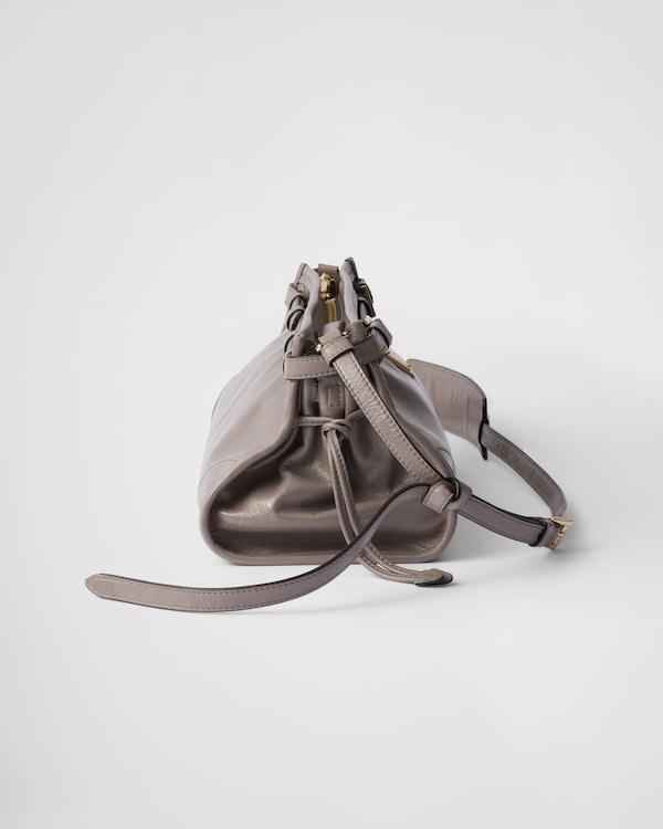 Prada Bonnie小号皮革单肩包 - 青灰色 Prada Bonnie小号皮革单肩包 - 青灰色
