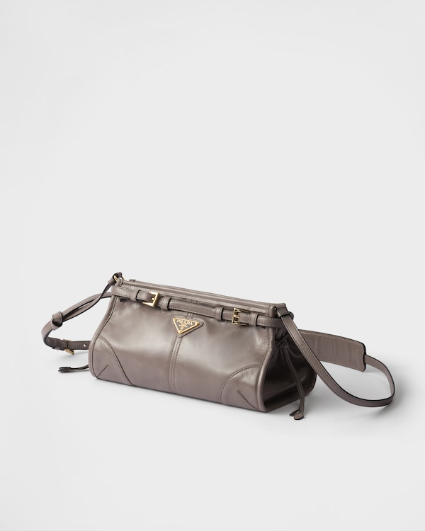 Prada Bonnie小号皮革单肩包 - 青灰色 Prada Bonnie小号皮革单肩包 - 青灰色