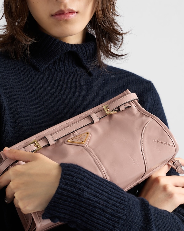Prada Bonnie小号皮革单肩包 - 铃兰色 Prada Bonnie小号皮革单肩包 - 铃兰色