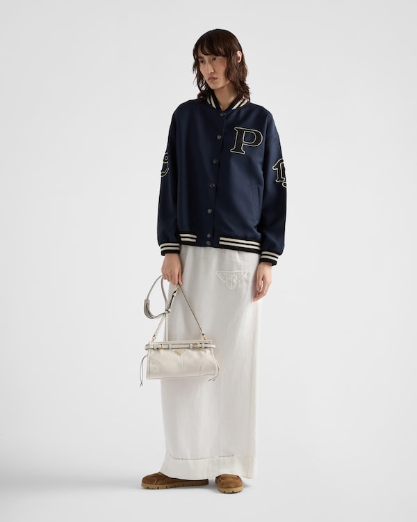 Prada Bonnie小号皮革单肩包 - 白色 Prada Bonnie小号皮革单肩包 - 白色