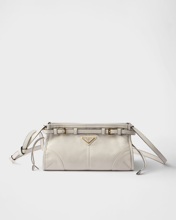 Prada Bonnie小号皮革单肩包 - 白色 Prada Bonnie小号皮革单肩包 - 白色