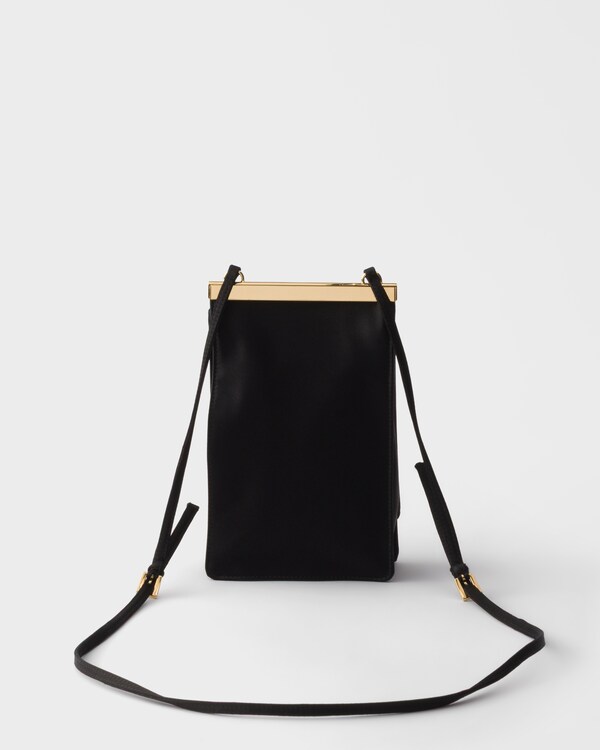 Satin mini-bag - Black Satin mini-bag - Black