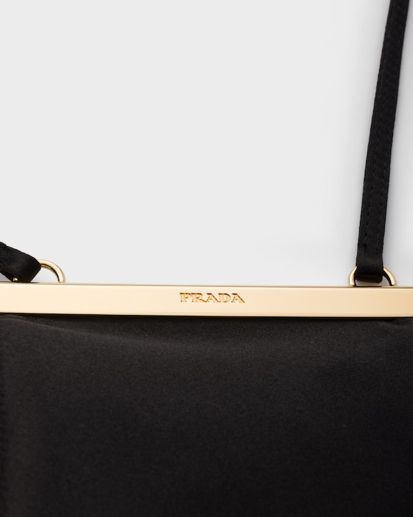 Satin mini-bag - Black Satin mini-bag - Black