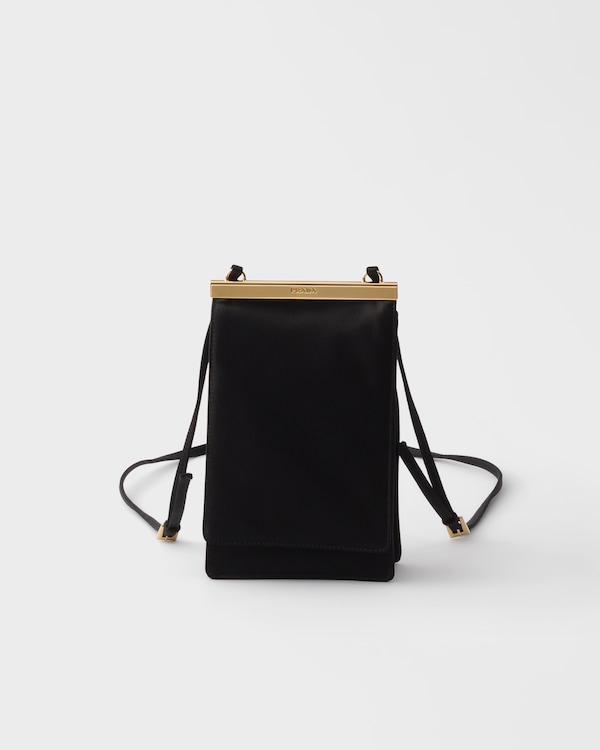 Satin mini-bag - Black Satin mini-bag - Black