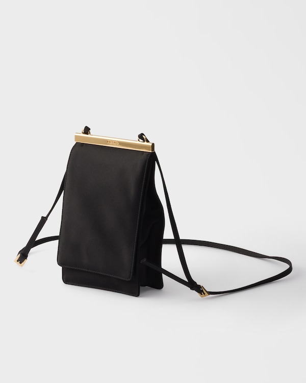 Satin mini-bag - Black Satin mini-bag - Black