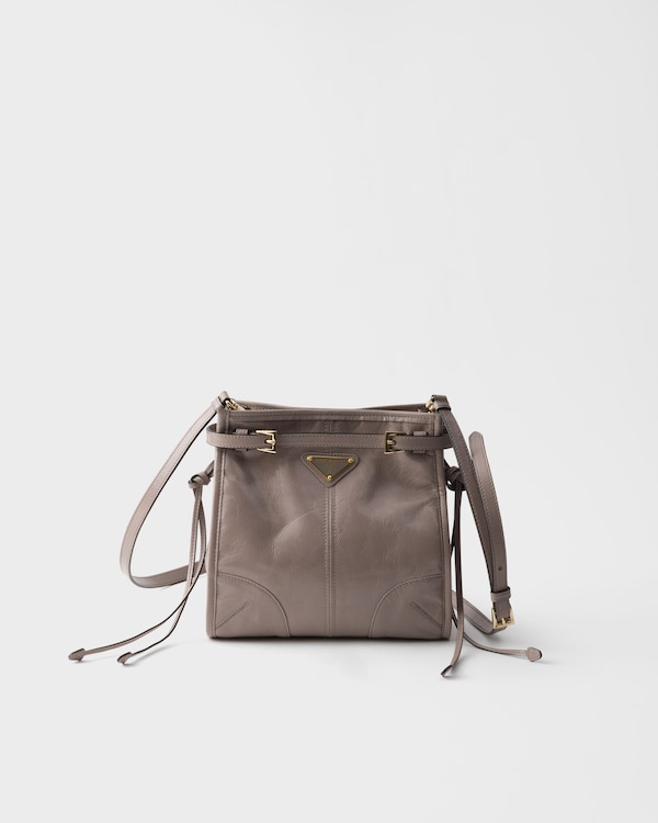 Prada Bonnie 皮革迷你单肩包 - 青灰色 Prada Bonnie 皮革迷你单肩包 - 青灰色