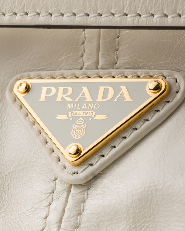 Prada Bonnie 皮革迷你单肩包 - 白色 Prada Bonnie 皮革迷你单肩包 - 白色